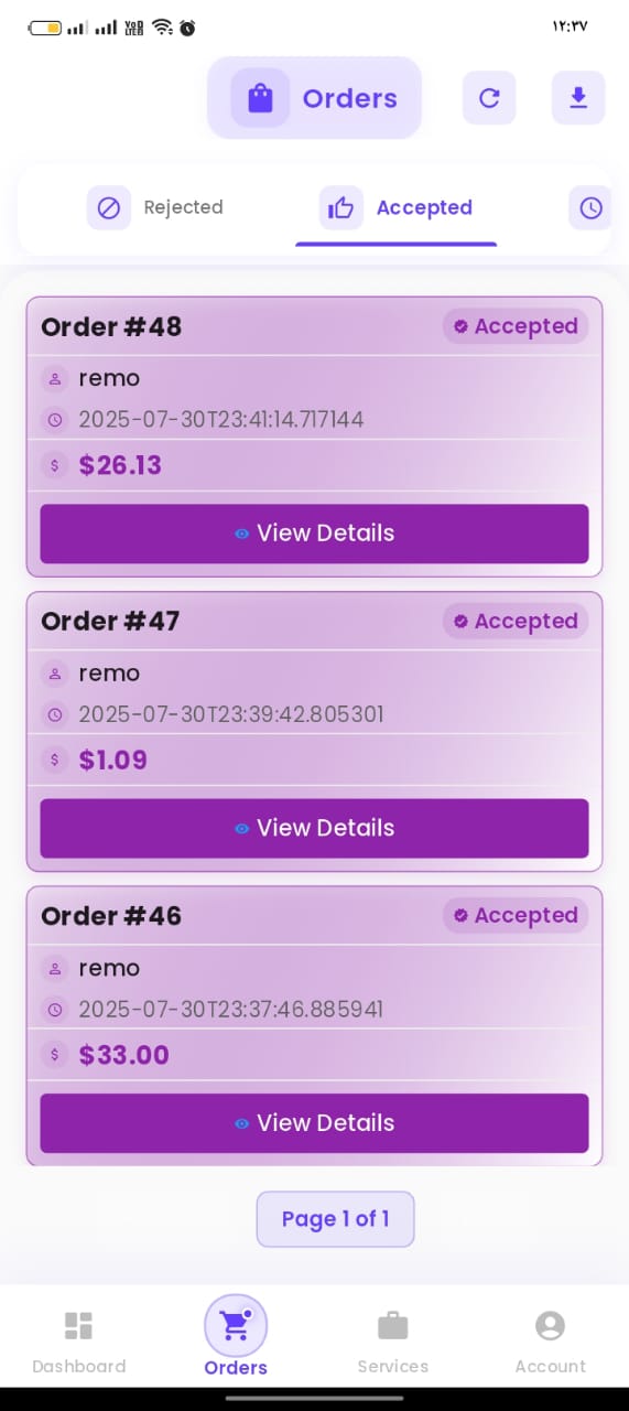 Beauty Taxi App Screenshot 3